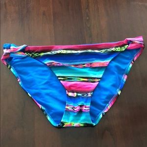 xhilaration Neon tribal print bikini bottom
